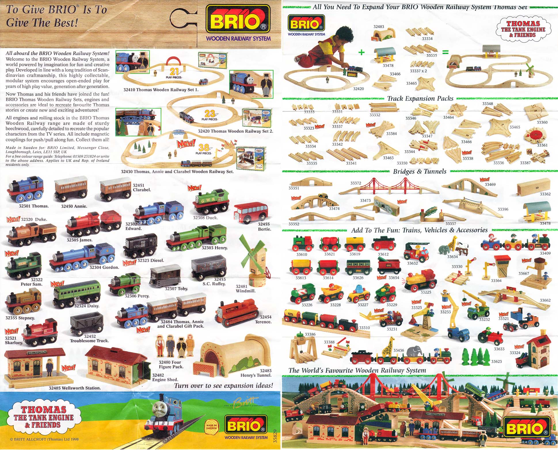 Themed Booklets And Foldouts BRIO Wooden Railway Guide Themed Booklets And Foldouts BRIO Wooden Railway Guide