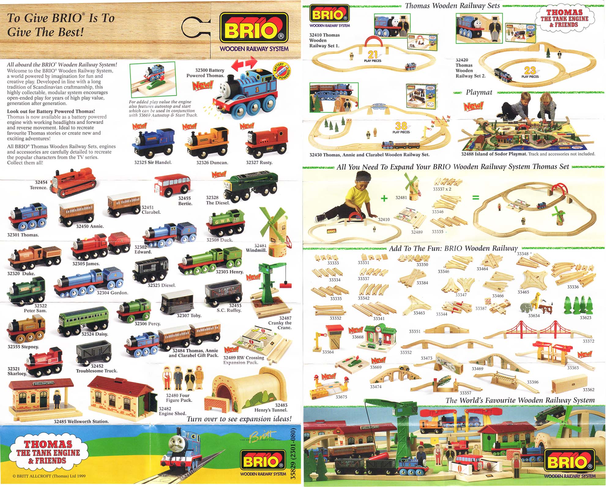 BRIO 33401  Wooden Railway Expansion Pack Beginner UK Seller 